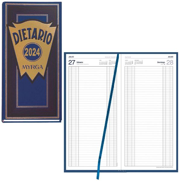 DIETARIO 2/3 AÑO MYRGA 2101AZ AZUL
