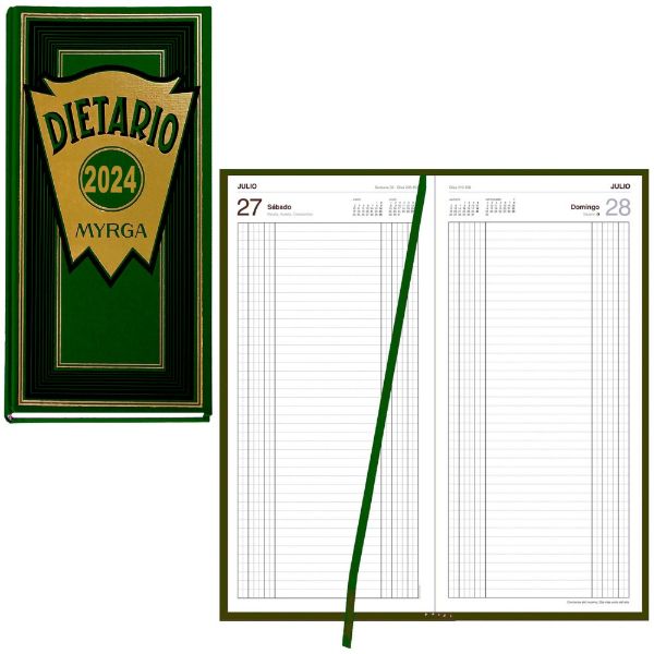 DIETARIO 2/3 AÑO MYRGA 2101VE VERDE