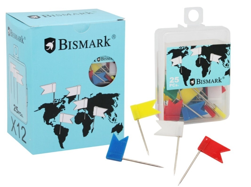 AGUJA MAPA BANDERA BISMARK 319711 C/25un