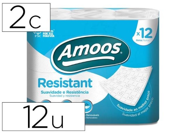 PAPEL HIGIENICO AMOOS 78528/H621301 P/12