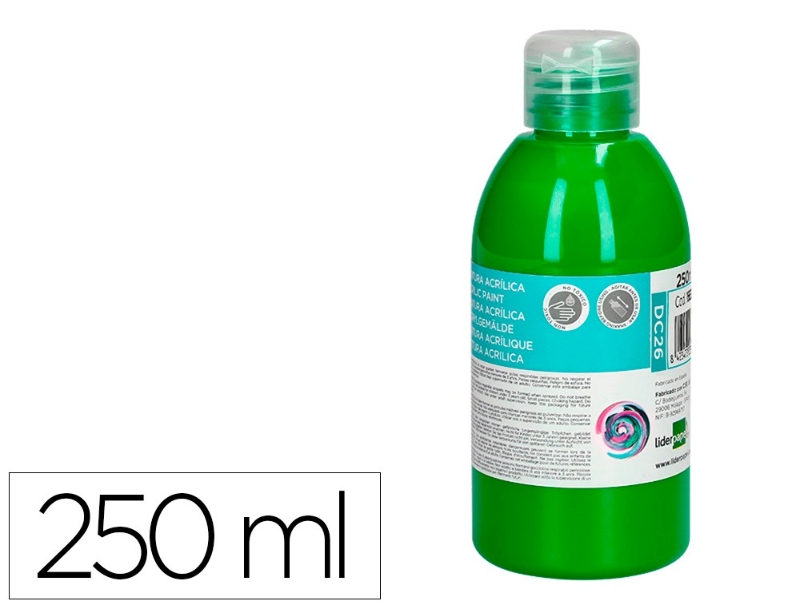PINTURA ACRILI.LD 250ml VERD.166320/DC26