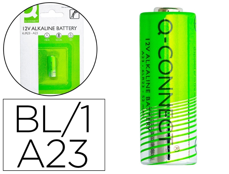 PILA AG23 6LR23 12v QC 162779/KF14558, U