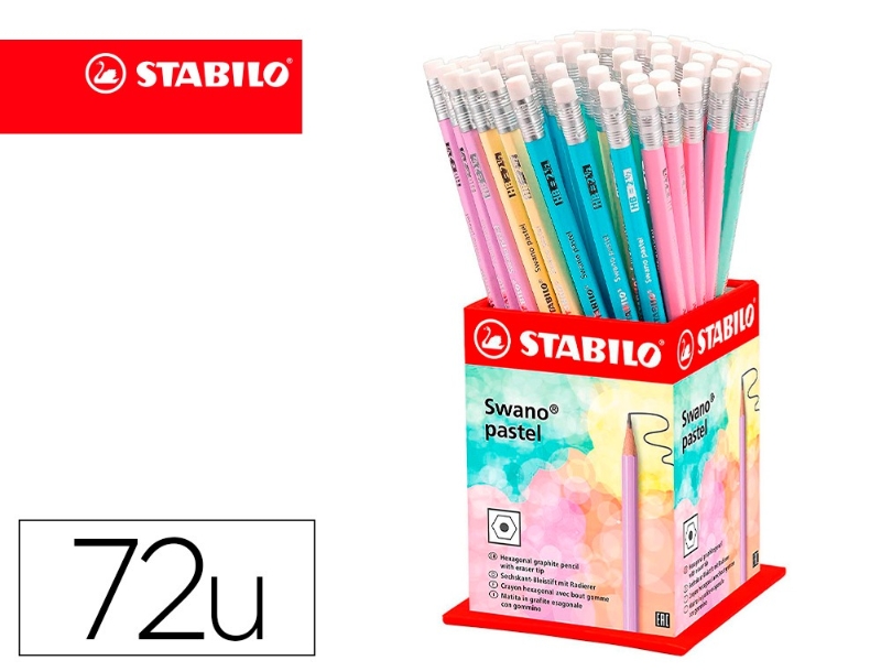 LAPICES STABILO 166245/4908/72-HB P/72un
