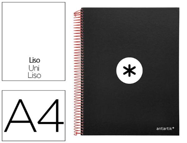 CUADERNO ANTARTIK A4/120H 74631/KD50 NEG