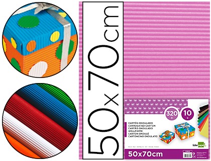 CARTON ONDULADO LD 37638/CN04 ROSA HOJA