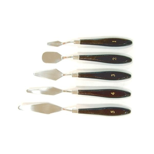 ESPATULAS METALICAS ARTIST A16201 SET 5u