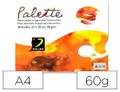 PALETA PAPEL DALBE A4 40H A15311
