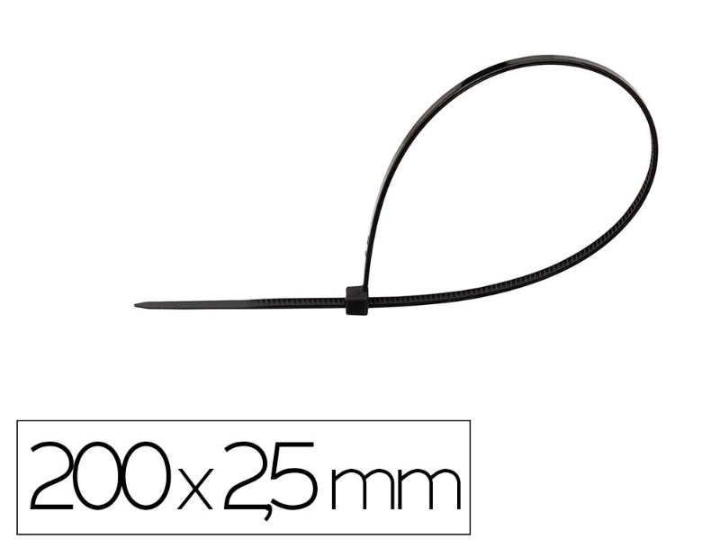 BRIDA QC NEG.200x2,5 170694/KF17186 P100