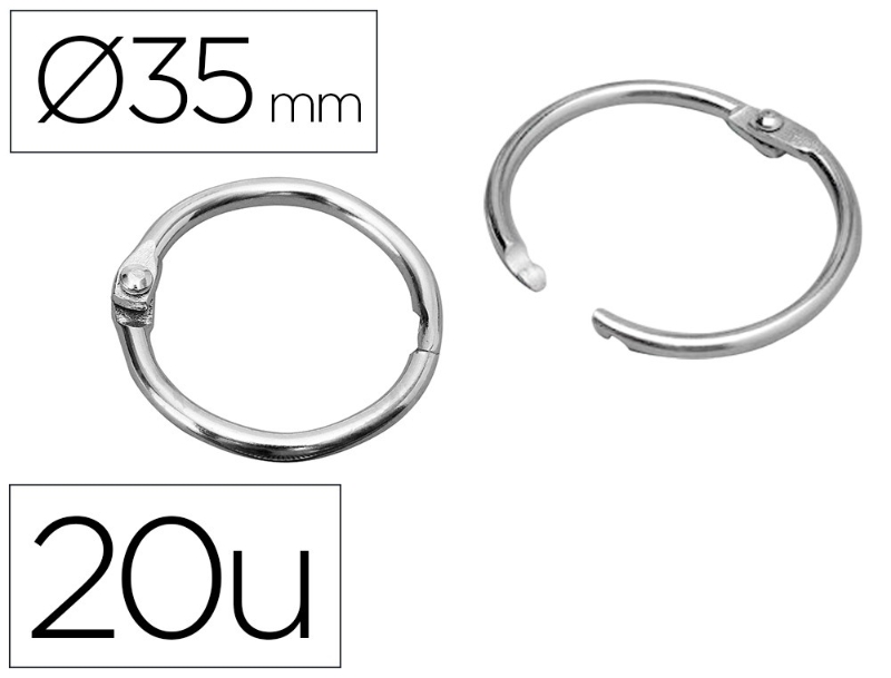ANILLA BISAGRA LD 405/AN03 Nº3 35mm C/20