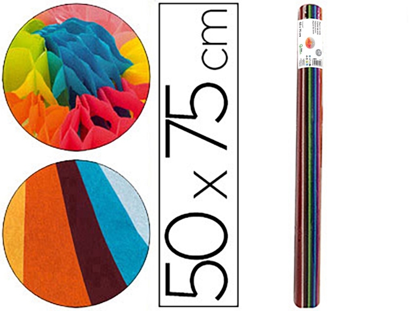 PAPEL SEDA LD 50x75 SURT.62909/SE22 ROLL