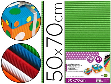 CARTON ONDULADO LD 37644/CN10 VERDE HOJA
