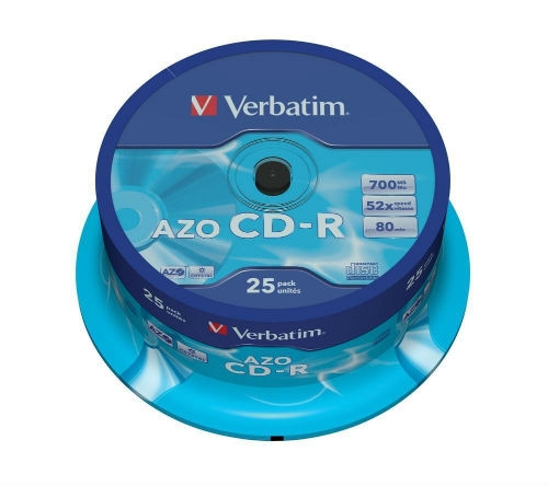 CD-R VERBATIM 43352 CD-R 700MB 52X B-25