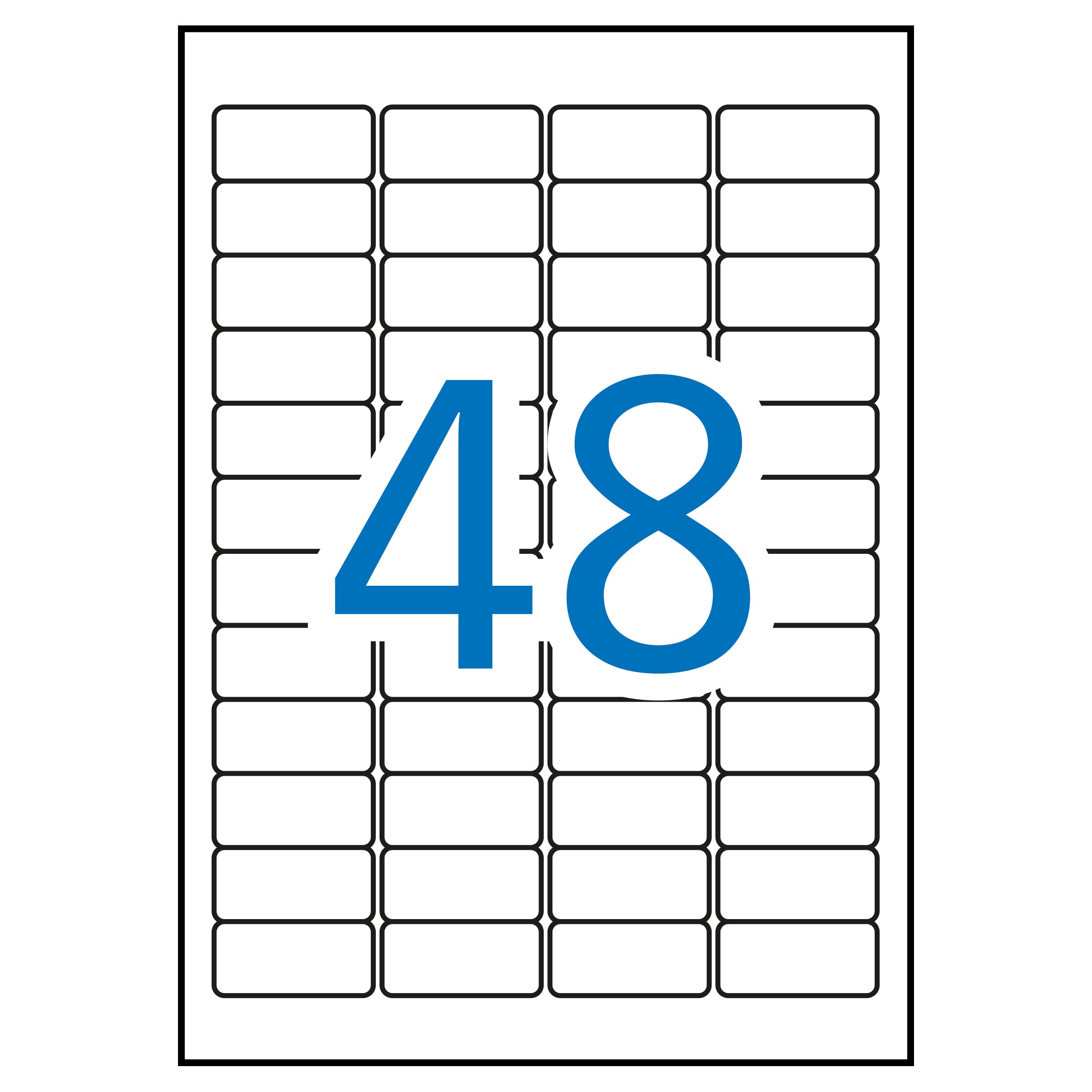 ETIQUETAS POLIESTER APLI 12112 45,7x21,2