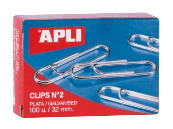 CLIPS METAL GA.APLI Nº2 32mm 11714 C/100