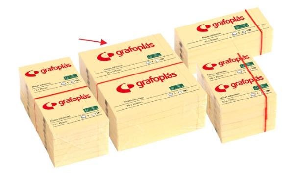 NOTAS ADH.AMAR.KORES 125x75 65205560, UN