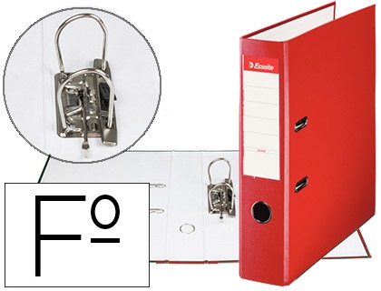 ARCHIVADOR ESSELTE 42301 Fº L75 ROJO