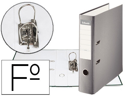 ARCHIVADOR ESSELTE 42322 Fº L75 GRIS