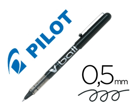 ROTULADOR PILOT VBALL 05 NEGRO BL-VB5-B