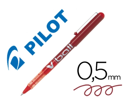 ROTULADOR PILOT VBALL 05 ROJO BL-VB5-R