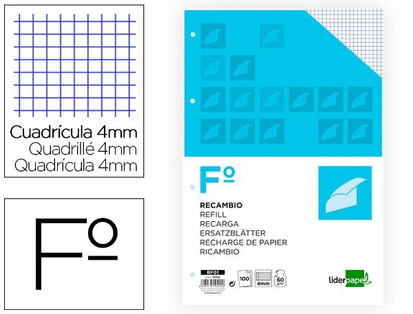 RECAMBIO LD Fº/100H CP-4mm 4T 10412/RF01