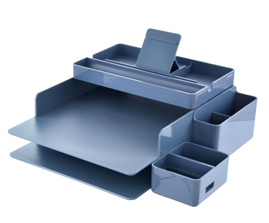 ORGANIZADOR DESK MINIMAL OB.GRIS 1005-G