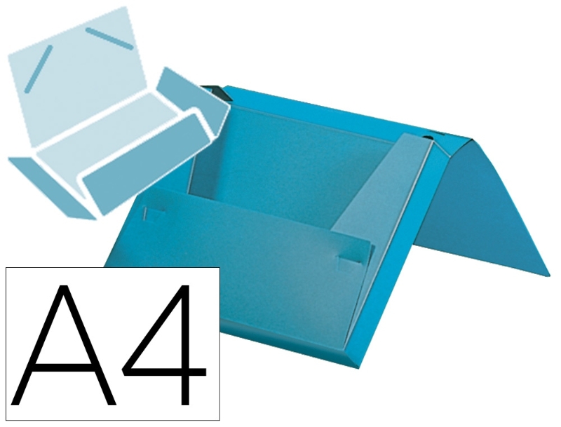 CARPETA LD A4 G/S CELESTE 10912/SS51 PP
