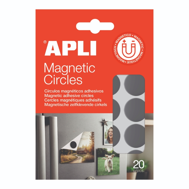 CIRCULOS ADHESIVOS MAGNE.APLI 20637 P20u