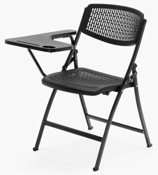 SILLA ESCOLAR EMF SEUL PALA PVC DCH.NEGR
