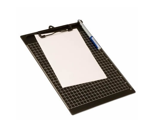 SOPORTE PINZA OF.B 9259 CUADRICULADO NEG