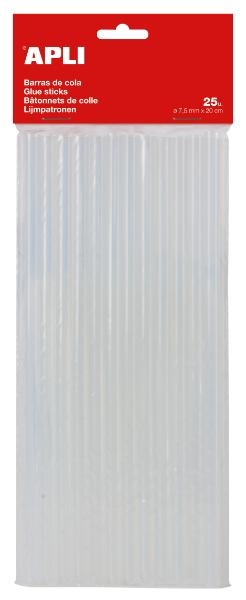 BARRA COLA APLI 7,5mmx20cm 17003 P/25uni
