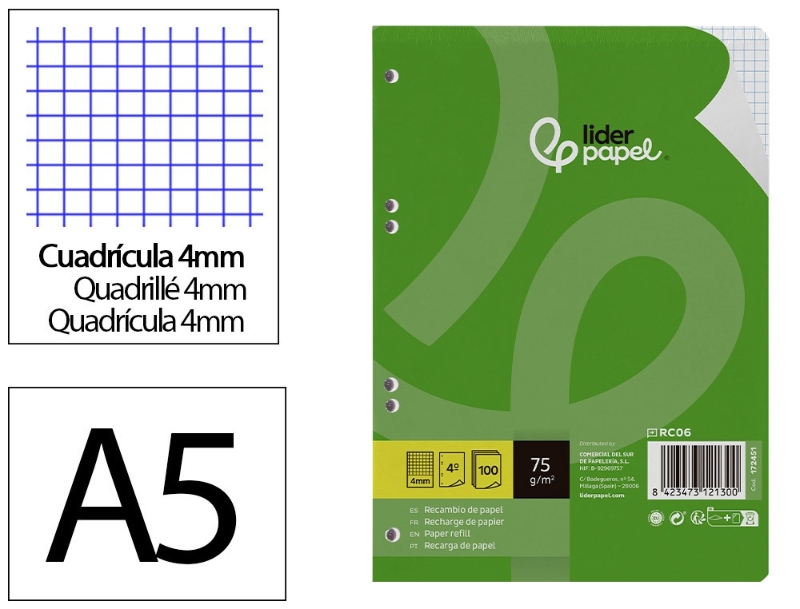 RECAMBIO LD 4º/100H CP-4mm6T 172451/RC06