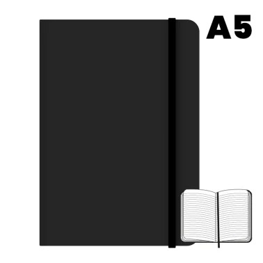 LIBRETA CAMPUS A5 HZ NEGRA 003513