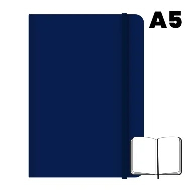 LIBRETA CAMPUS A5 LISO AZUL MARIN.003524