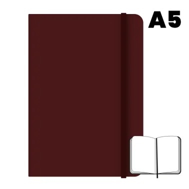 LIBRETA CAMPUS A5 LISO GRANATE 003532
