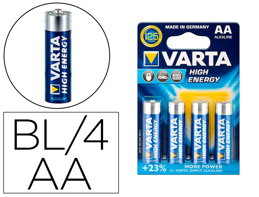 PILA VARTA LR06 AA 166028/AA-4906 P/4un