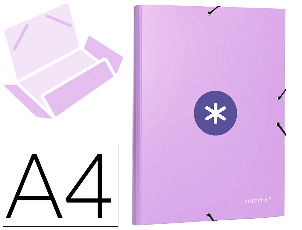 CARPETA ANTARTIK 88863/AW67 A4 3S LAVAND