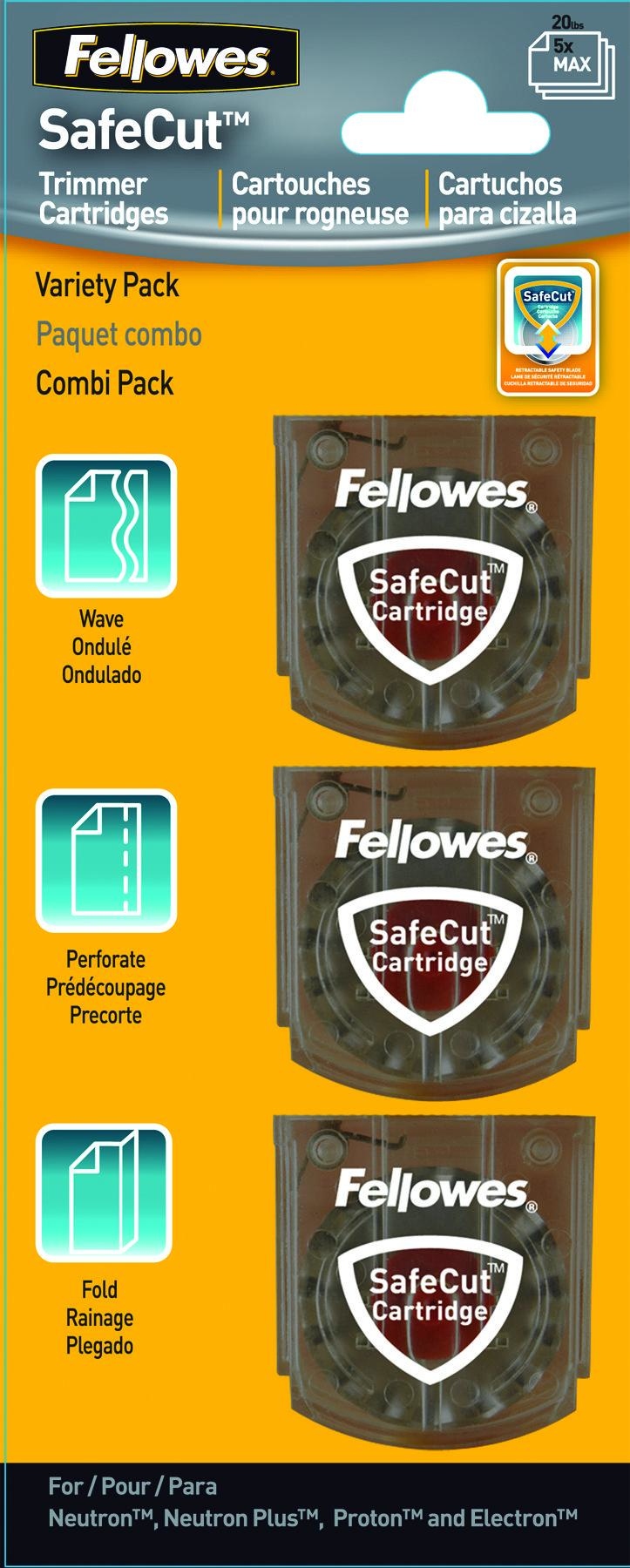 CUCHILLA FELLOWES 5411301 SET 3 unidades