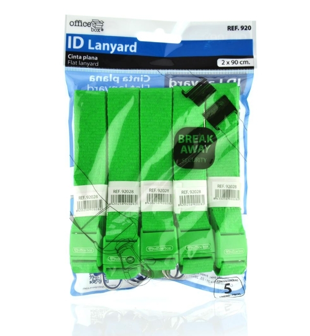 LANYARD OB PLANO 2x90cm VERDE 92036
