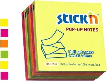 NOTAS ADH.ZIG-ZAG STICK`N MK205856 P/6un