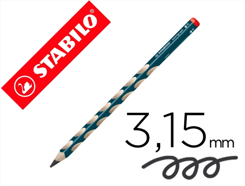 LAPIZ STABILO 54681/322/HB EASYGRAPH HB 