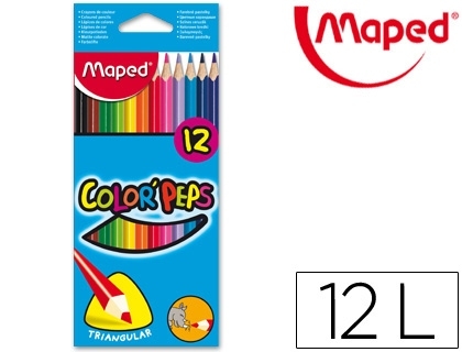 LAPIZ MAPED 43248/183212FC COLOR`PEPS 12