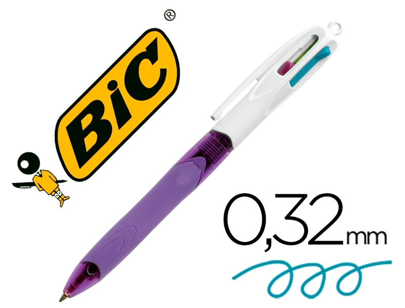 BOLIGRAFO BIC 4-COL.GRIP 49329/526294