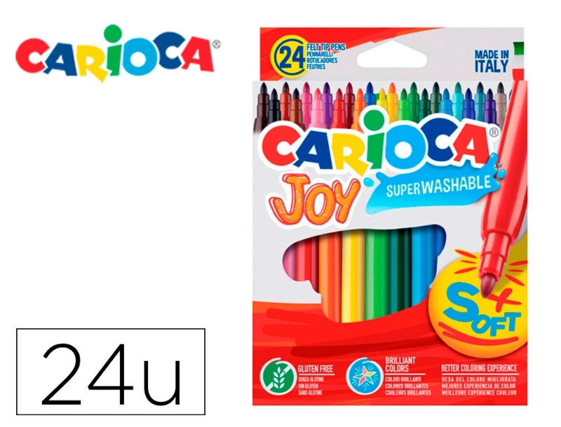 ROTULADOR CARIOCA JOY C/24 13258/40532