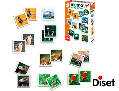 JUEGO DISET MEMOPHOTO ANIMAL152367/68941