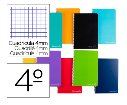 CUADERNO LD 4º/80H LISO 8412/BC54 TD