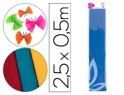 PAPEL CREPE 050x2,5 LD AZU.MA.24275/CP12