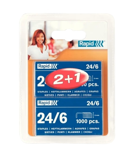 GRAPAS RAPID 24/6 20710621 GALV.BL3x1000