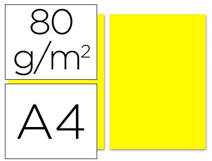 PAPEL A4 80gr AMAR.LD 28258/PC48 P/100