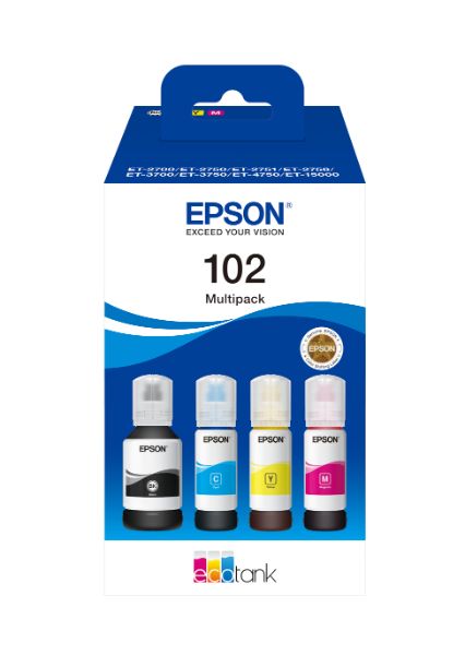 ORIGINAL EPSON 102 C13T03R640 Pack 4 col