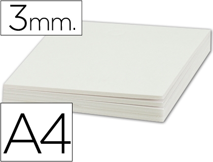 CARTON PLUMA BL/3mm A4 LD 51898/LU12